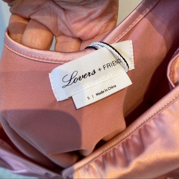 Lovers + Friends Satin Slip Dress - Picture 3 of 4